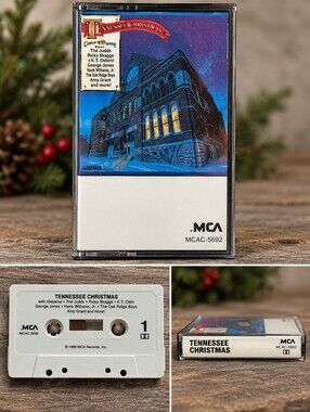 Vintage 1989 Tennessee Christmas Cassette MCA Alabama Judds Ricky Skaggs‎